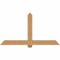Ekena Millwork Eugene Smooth Timber Gable Bracket, Western Red Cedar, 72"W x 39"H x 5 1/2"D x 5 1/2"F, 13/12 Pitch GBW072X39X0606EUG00SWR - alternate 1